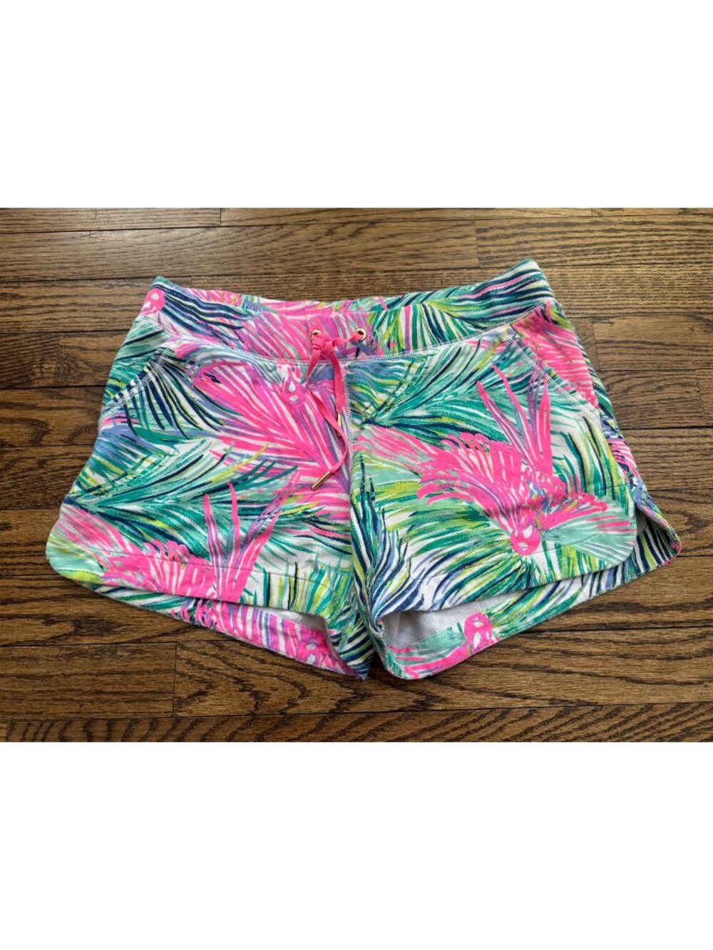 Lilly Pulitzer Vina Shorts Leaf Print Multi Size Small